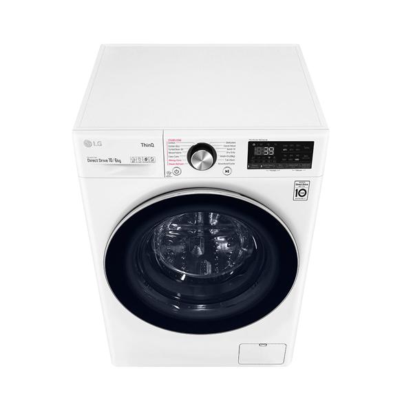 LG WVC9-1410W 10kg/6kg Front Load Washer Dryer Combo w/Steam - Factory Seconds 2nd