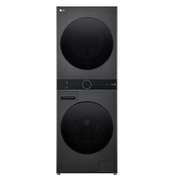 LG WWT-1209B Platinum Black 12/9kg WashTower™ All-In-One Stacked Washer Dryer - Factory Seconds