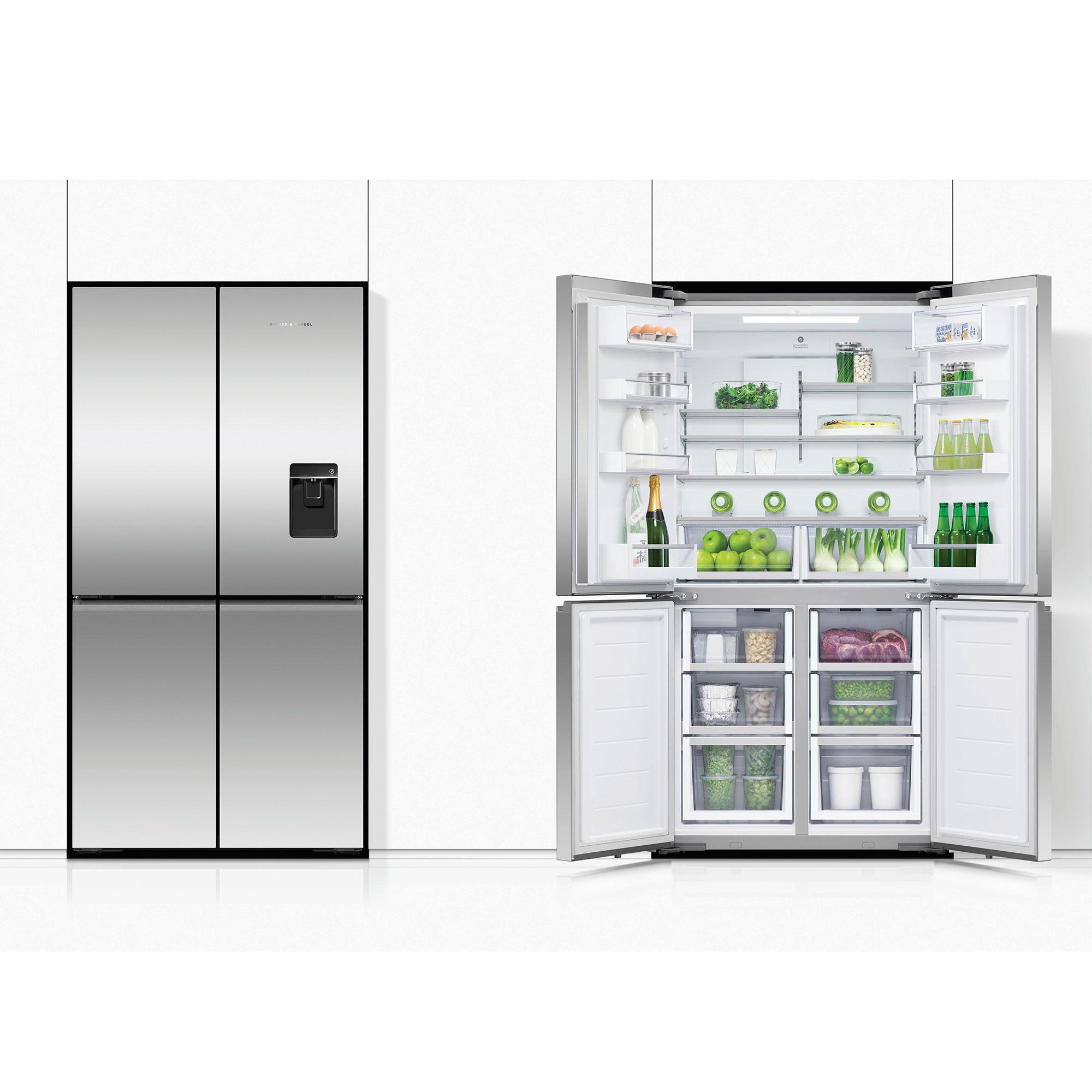 Fisher and Paykel 538L Quad Door ActiveSmart Fridge -RF605QNOVX1_ Factory Seconds