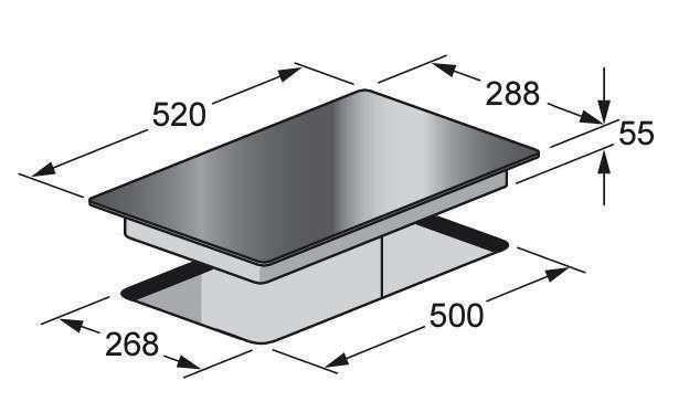 Kleenmaid Cooktop Induction 30cm Black ICT3010 - NEW