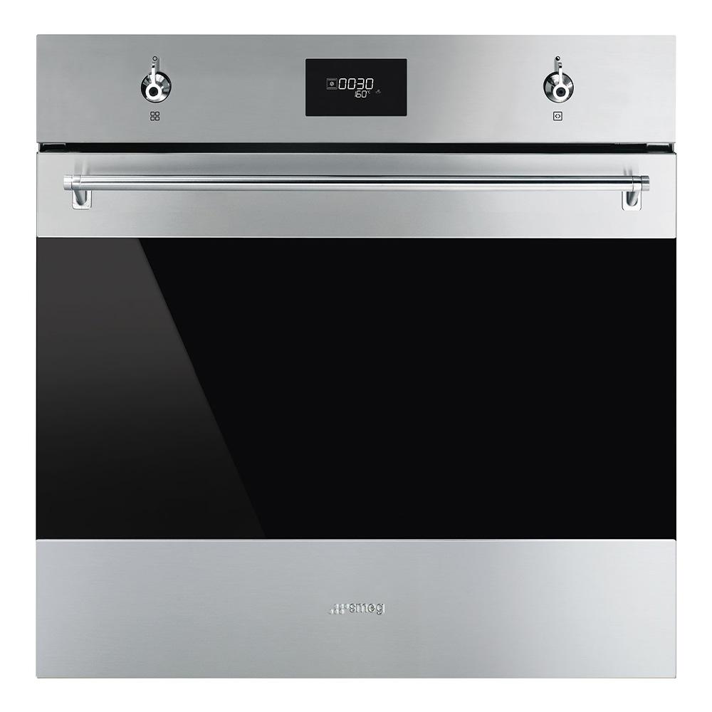 Smeg 60cm Classic Pyrolytic Thermoseal Oven Stainless Steel SFA6301TX - Carton Damaged