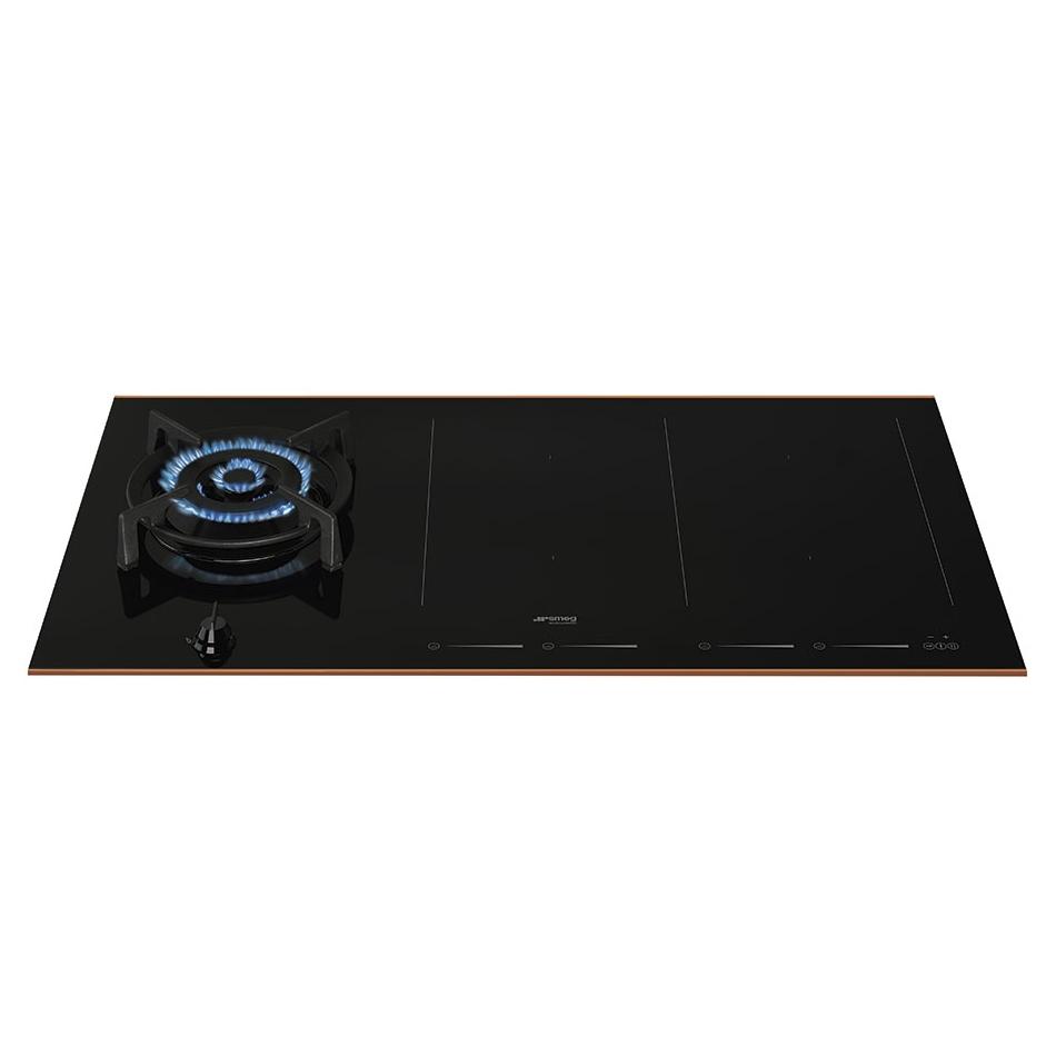 Smeg 90cm Dolce Stil Novo Aesthetic Natural Gas with Induction Cooktop - Carton Damaged
