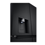 LG 506L Slim French Door Fridge with Plumbed Water & Ice Matte Black GF-L500MBL - Factory Seconds