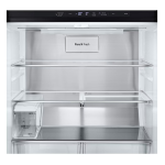 LG 506L Slim French Door Fridge with Plumbed Water & Ice Matte Black GF-L500MBL - Factory Seconds