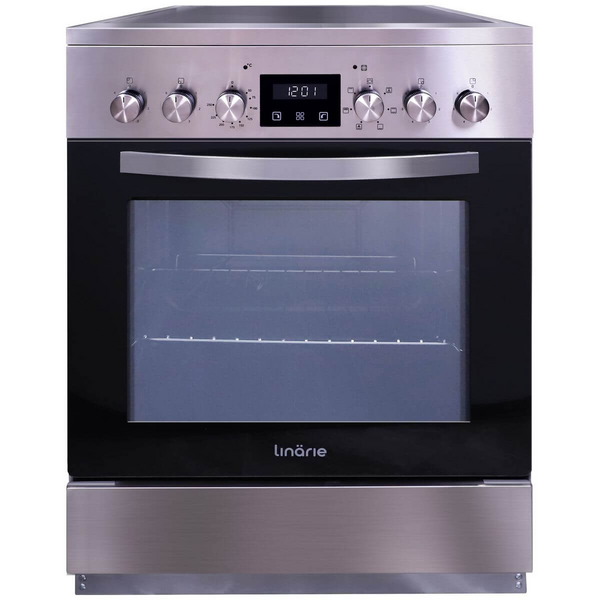 Linarie 60cm Freestanding Electric Oven with Ceramic Cooktop LYFC6060CDX - Carton Damaged