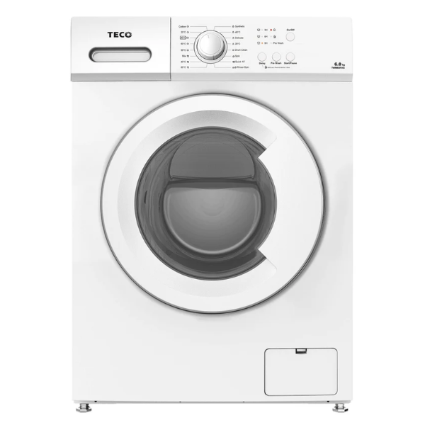 TECO 6Kg White Front Load Clothes Washing Machine TWM60FAS - Brand New