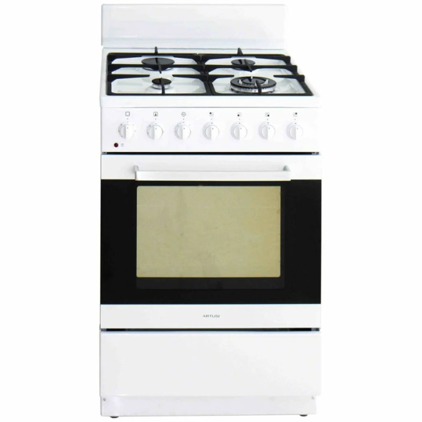 Artusi 60cm Dual Fuel Freestanding Oven/Stove AFGE6070W - Carton Damaged