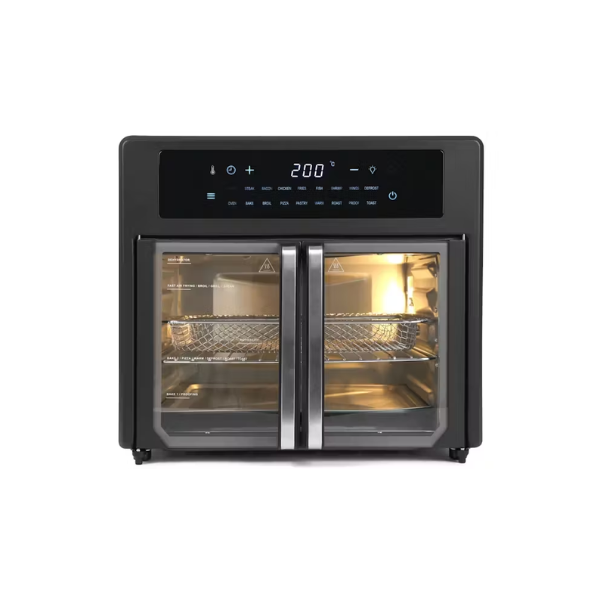 Healthy Choice 25 Litre Digital French Door Air Fryer Convection Oven - Carton Damaged