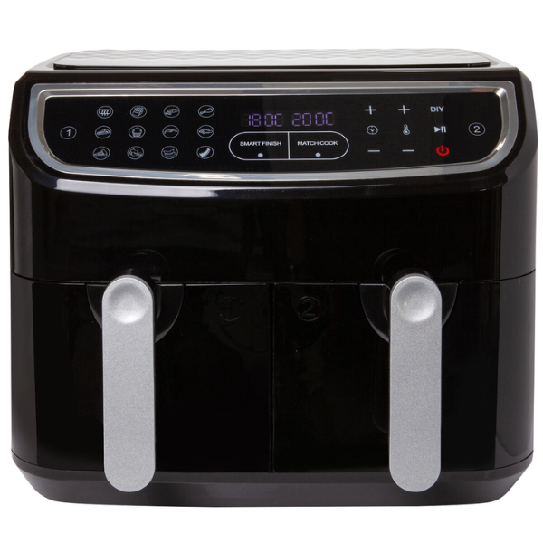 Kitchen Couture 9L Two Basket Digital Air Fryer 10002648 - Factory Second