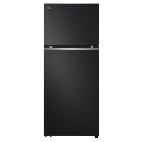 LG 375L Top Mount Fridge in Matte Black Finish-GT-5MB- Carton Damaged