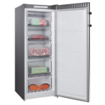 CHiQ 166L Upright Hybrid Freezer Stainless Steel CSH165NSS - Brand New