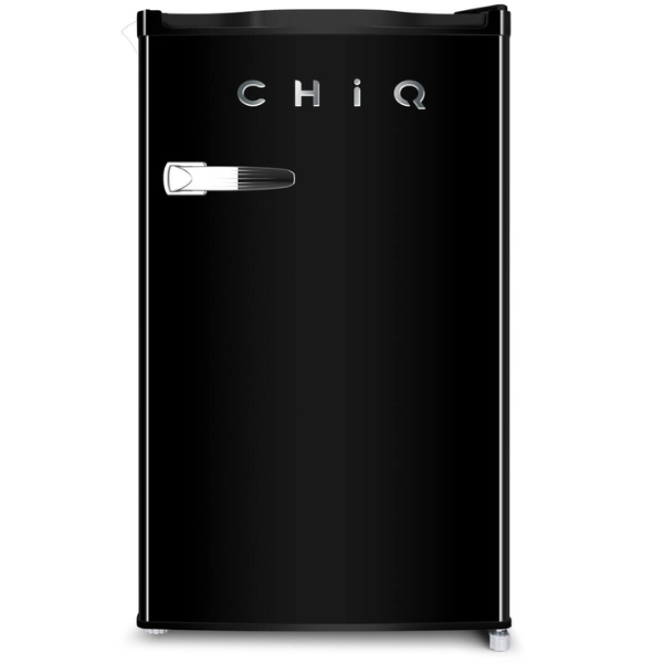 Chiq 125L Retro Black Bar Fridge CRSR125DB - Brand New