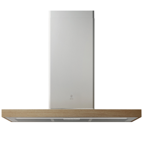 Elica 90cm Bio Canopy Rangehood BIOWHA90ROVERE - Factory Second