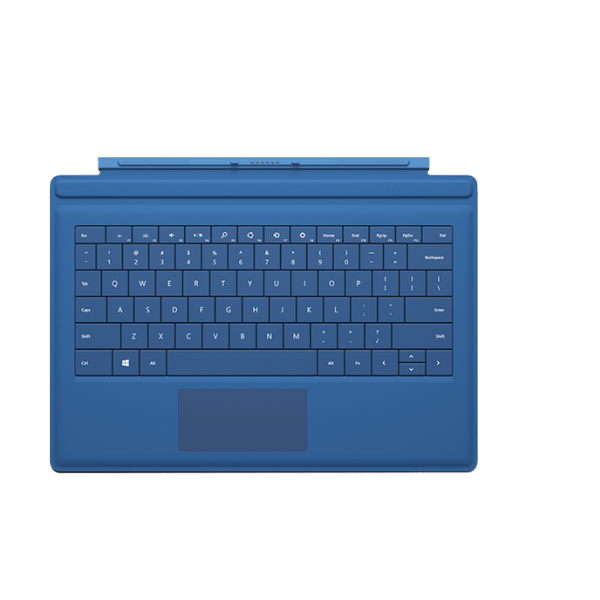 Microsoft Surface Pro 3 Type Cover Keyboard -Blue, Carton Damaged